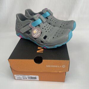 Merrell Hydro Canyon Hiking Water Shoes Youth Size 5 Gray MK164449